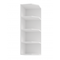 Szafka boczna górna biała wysoka 90 cm zakończenie szeregu 30 G-90 ZAK